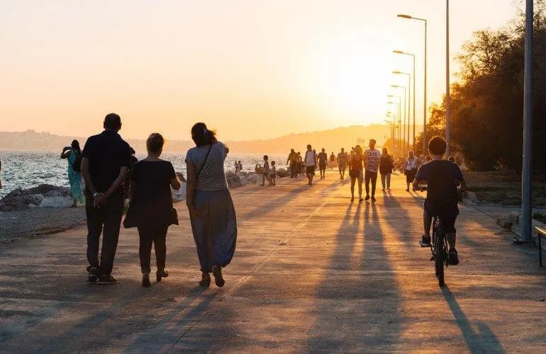 Palaio Faliro seaside promenade